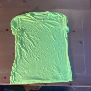 Neon yellow t shirt size medium